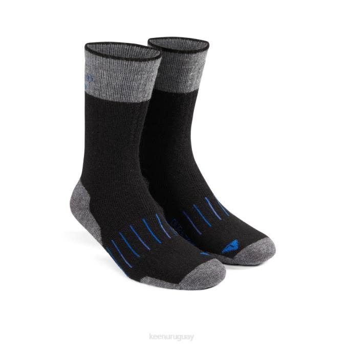 KEEN 8NRX334 accesorios negro hombres calcetín mediano pittsburg de doble denier