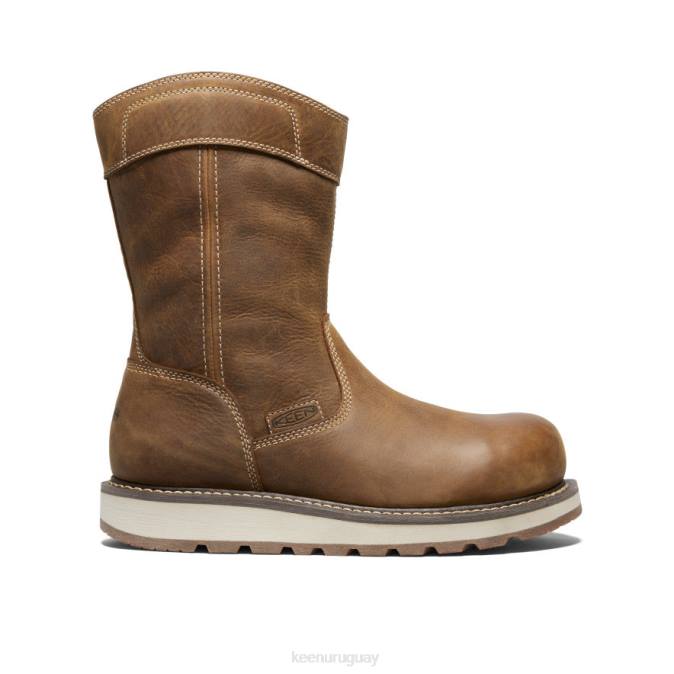 KEEN 8NRX166 calzado belga/concha de arena hombres cincinnati wellington (puntera de fibra de carbono)