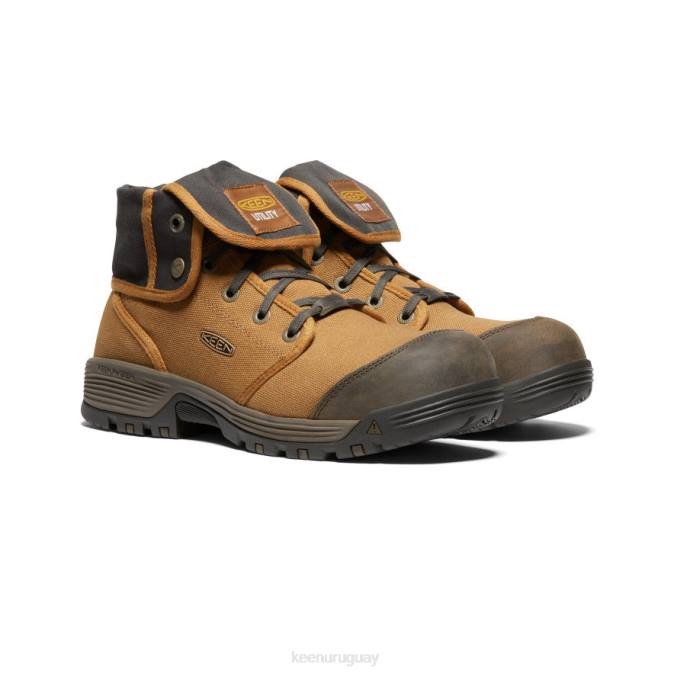KEEN 8NRX281 calzado almendra/oliva negra hombres roswell mid (puntera de fibra de carbono)