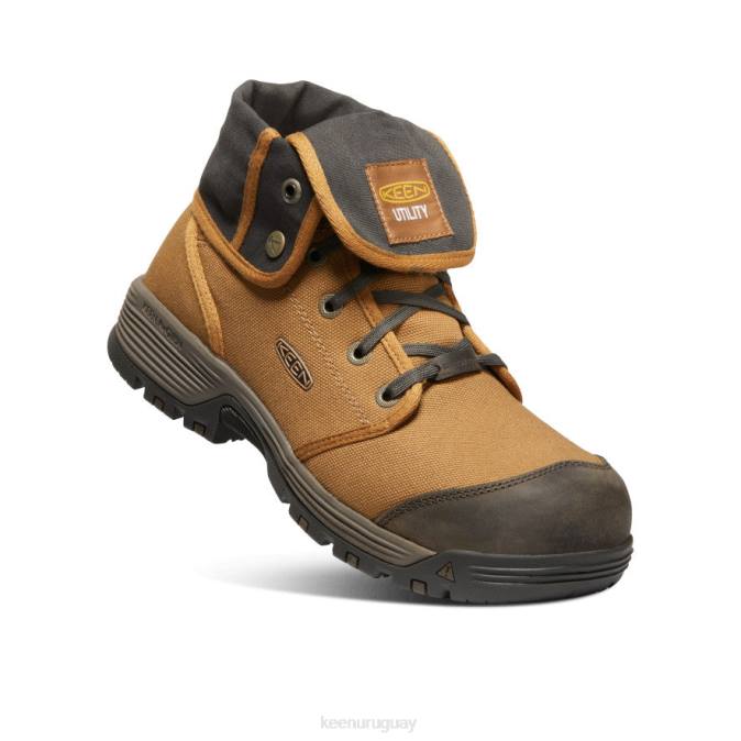 KEEN 8NRX281 calzado almendra/oliva negra hombres roswell mid (puntera de fibra de carbono)