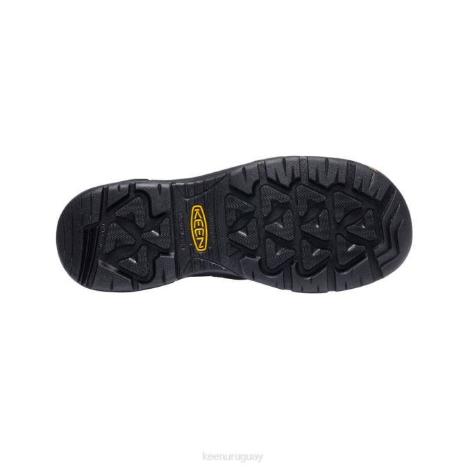 KEEN 8NRX364 calzado tierra oscura/negro hombres juneau romeo impermeable (puntera blanda)