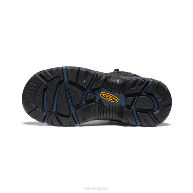 KEEN 8NRX367 calzado cuervo/azul finca hombres Braddock impermeable medio (puntera suave)