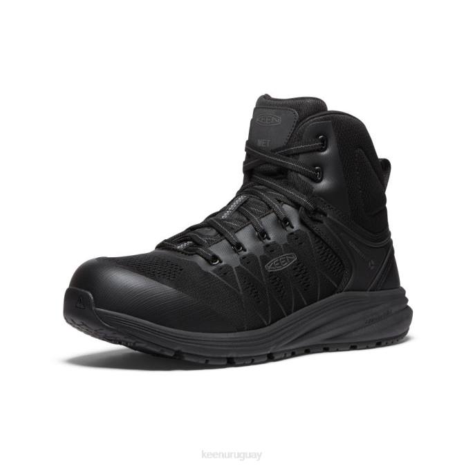 KEEN 8NRX38 calzado Cuervo negro hombres vista energy mid int met (puntera de fibra de carbono)