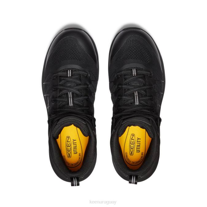 KEEN 8NRX38 calzado Cuervo negro hombres vista energy mid int met (puntera de fibra de carbono)