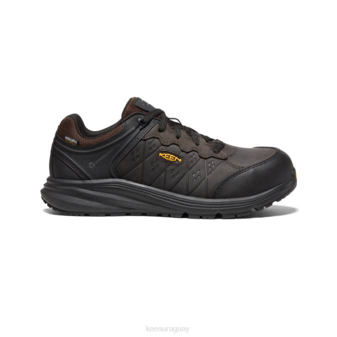 KEEN 8NRX164 calzado café en grano/negro hombres Vista Energy+ impermeable (puntera de fibra de carbono)