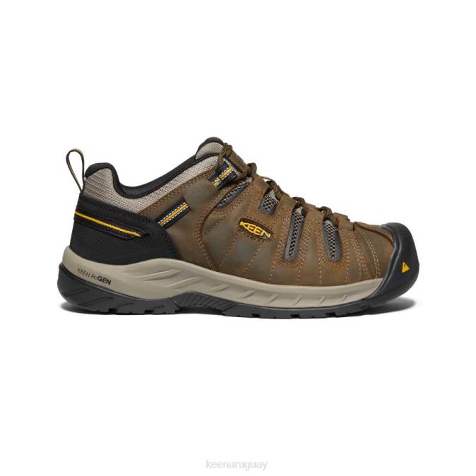 KEEN 8NRX180 calzado marrón cascada/varilla dorada hombres pedernal ii (dedo blando)