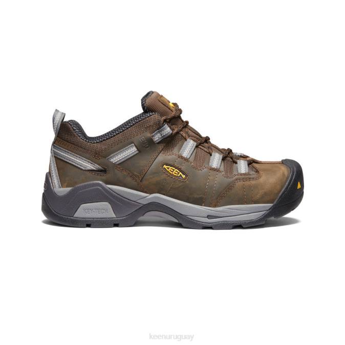 KEEN 8NRX201 calzado marrón cascada/gárgola hombres detroit xt esd (puntera de acero)
