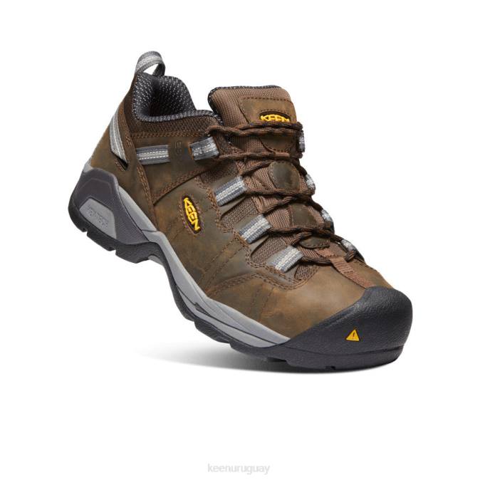 KEEN 8NRX201 calzado marrón cascada/gárgola hombres detroit xt esd (puntera de acero)