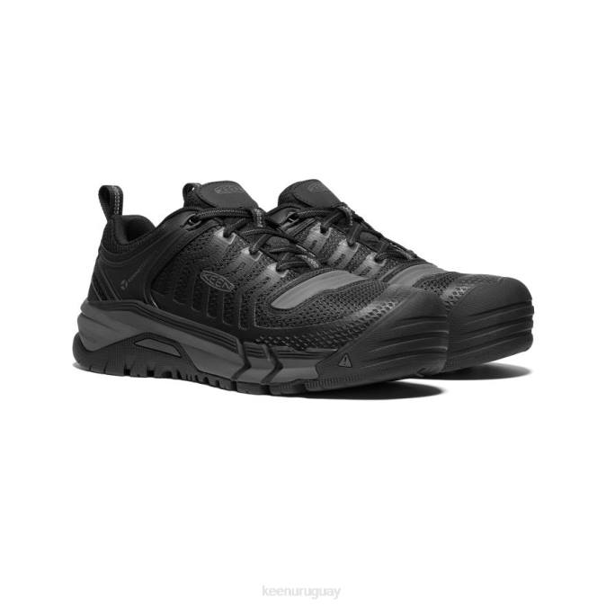 KEEN 8NRX233 calzado negro/pistola hombres Kansas City (puntera de fibra de carbono)