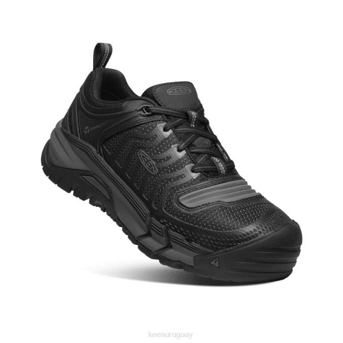 KEEN 8NRX233 calzado negro/pistola hombres Kansas City (puntera de fibra de carbono)