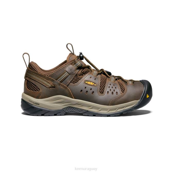 KEEN 8NRX241 calzado marrón cascada/noche del bosque hombres atlanta cool ii esd (puntera blanda)