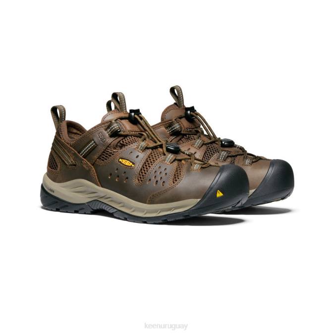 KEEN 8NRX241 calzado marrón cascada/noche del bosque hombres atlanta cool ii esd (puntera blanda)