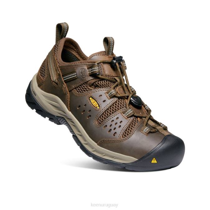 KEEN 8NRX241 calzado marrón cascada/noche del bosque hombres atlanta cool ii esd (puntera blanda)