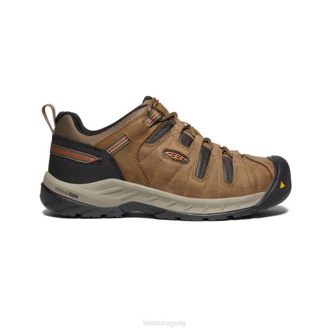 KEEN 8NRX254 calzado shitake/óxido hombres pedernal ii (punta de acero)