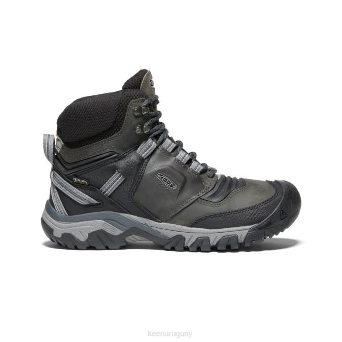 KEEN 8NRX141 calzado imán/negro hombres bota impermeable ridge flex