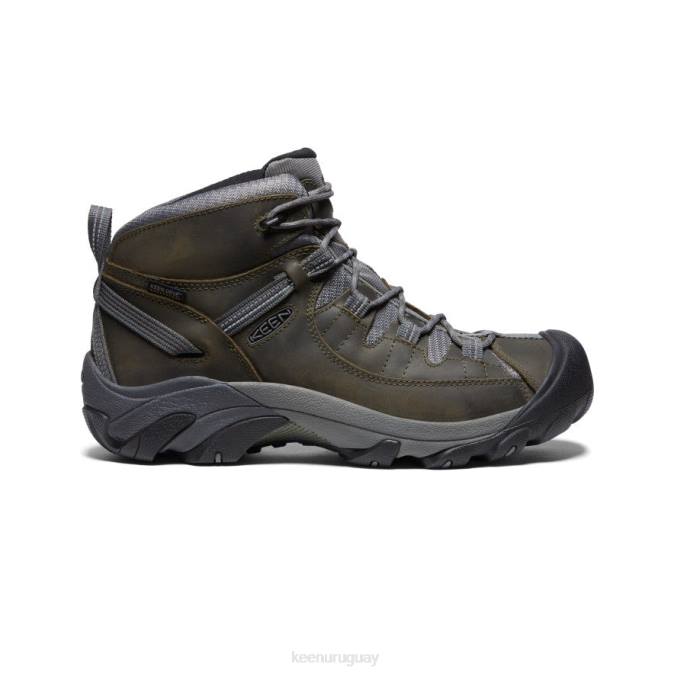 KEEN 8NRX152 calzado gris acero/imán hombres botas de montaña impermeables targhee ii
