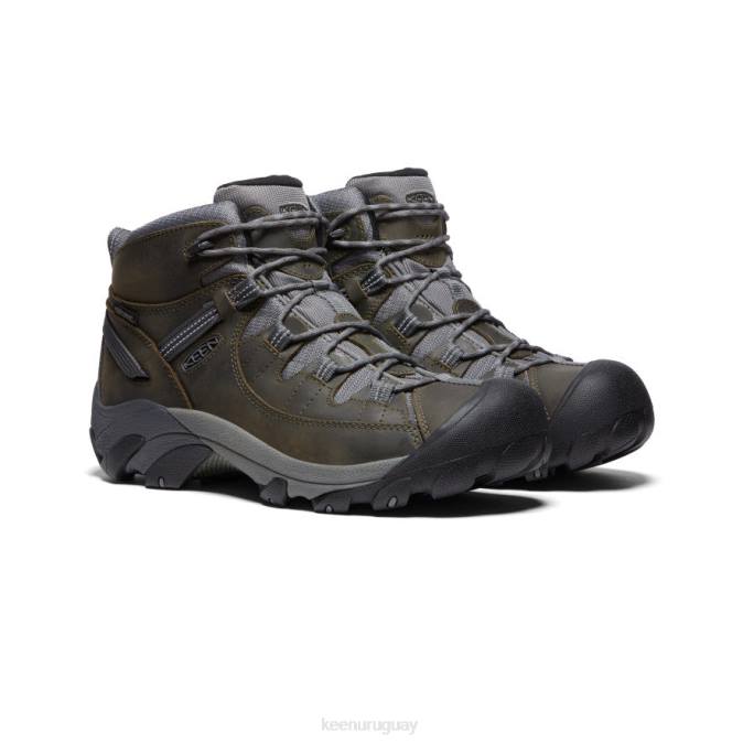 KEEN 8NRX152 calzado gris acero/imán hombres botas de montaña impermeables targhee ii