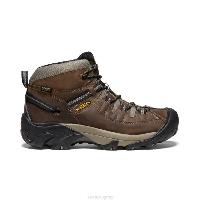 KEEN 8NRX155 calzado shitake/atigrado hombres botas de montaña impermeables targhee ii