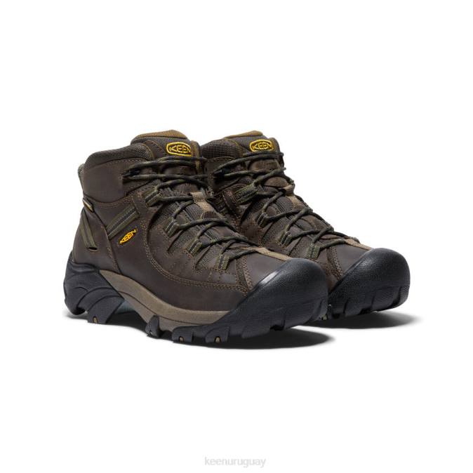 KEEN 8NRX156 calzado cantimplora/oliva oscura hombres botas de montaña impermeables targhee ii