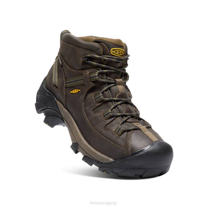 KEEN 8NRX156 calzado cantimplora/oliva oscura hombres botas de montaña impermeables targhee ii
