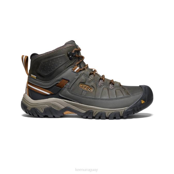 KEEN 8NRX246 calzado negro oliva/marrón dorado hombres targhee iii impermeable medio ancho