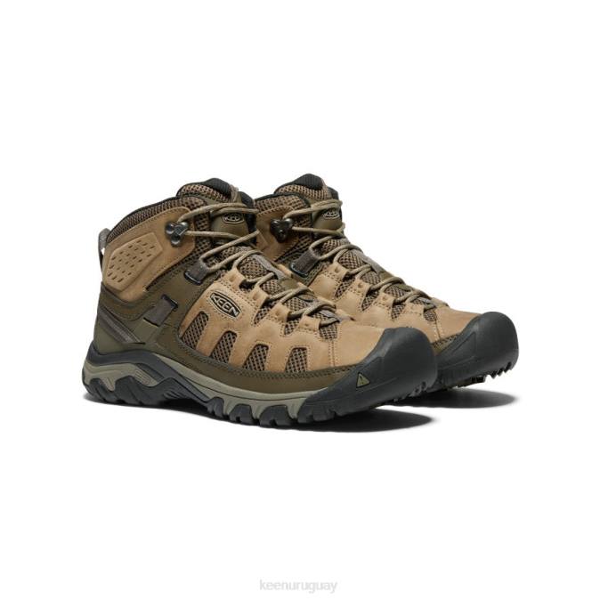 KEEN 8NRX310 calzado olivia/cordón elástico hombres Targhee ventilación media