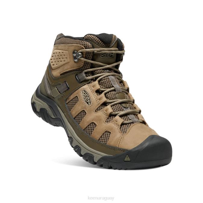 KEEN 8NRX310 calzado olivia/cordón elástico hombres Targhee ventilación media