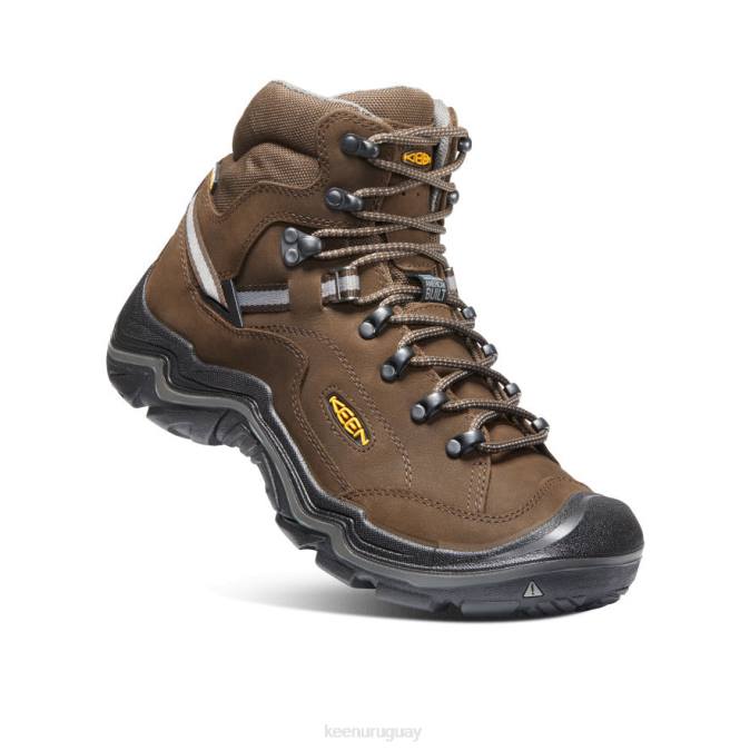 KEEN 8NRX314 calzado marrón cascada/gárgola hombres bota impermeable durand ii