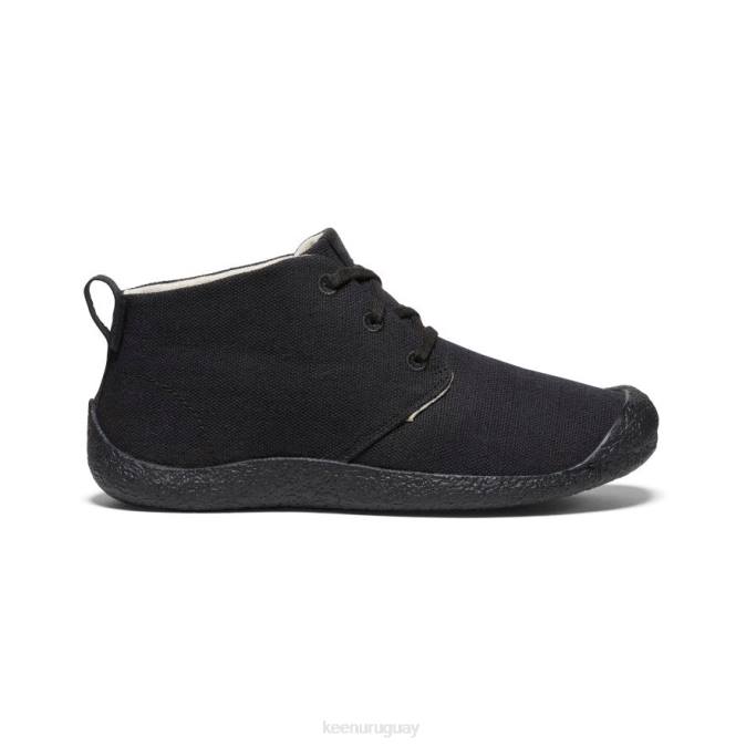 KEEN 8NRX33 calzado negro hombres chukka de lona mosey