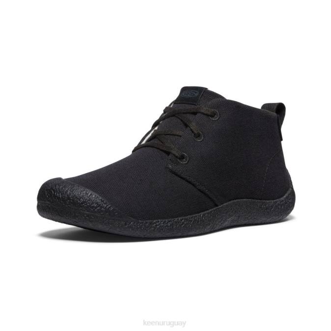 KEEN 8NRX33 calzado negro hombres chukka de lona mosey
