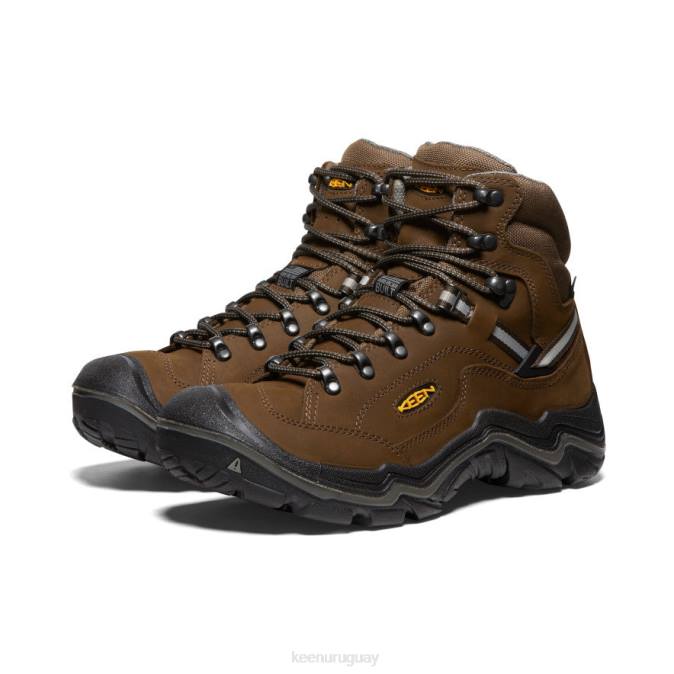 KEEN 8NRX345 calzado marrón cascada/gárgola hombres bota impermeable durand ii ancha