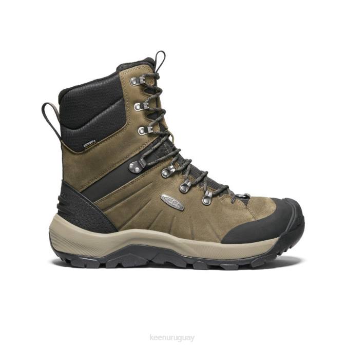 KEEN 8NRX373 calzado cantimplora/negro hombres bota polar alta revel iv