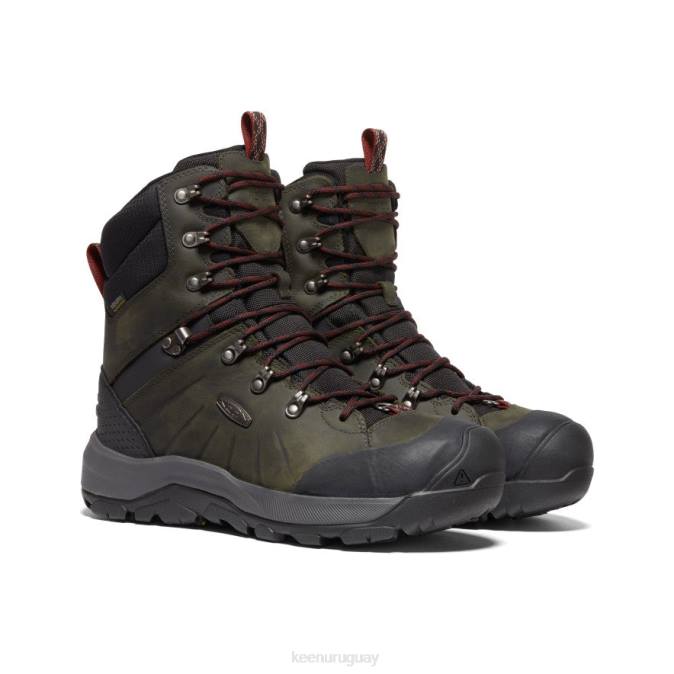 KEEN 8NRX374 calzado imán/alfombra roja hombres bota polar alta revel iv