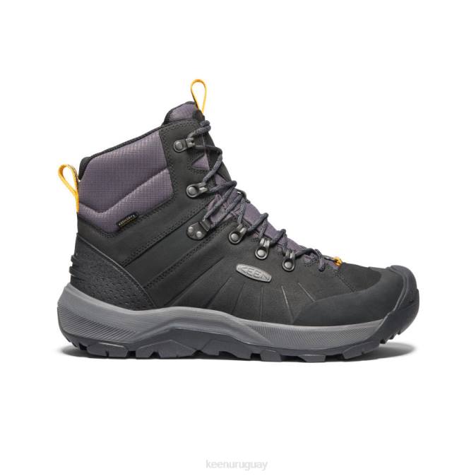 KEEN 8NRX377 calzado negro/imán hombres bota polar revel iv