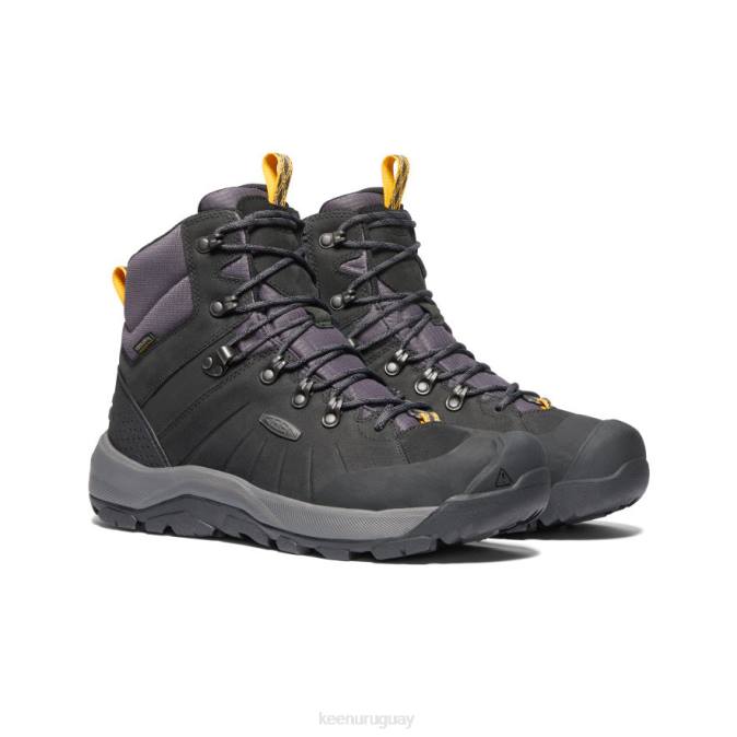 KEEN 8NRX377 calzado negro/imán hombres bota polar revel iv