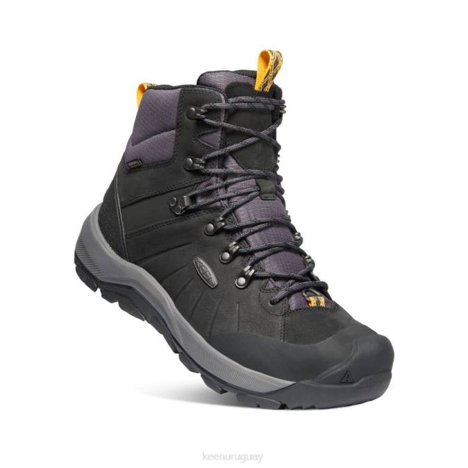 KEEN 8NRX377 calzado negro/imán hombres bota polar revel iv