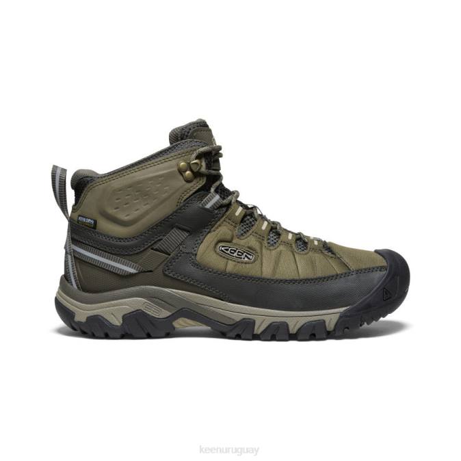KEEN 8NRX69 calzado oliva oscuro/taupe plaza hombres targhee exp impermeable medio