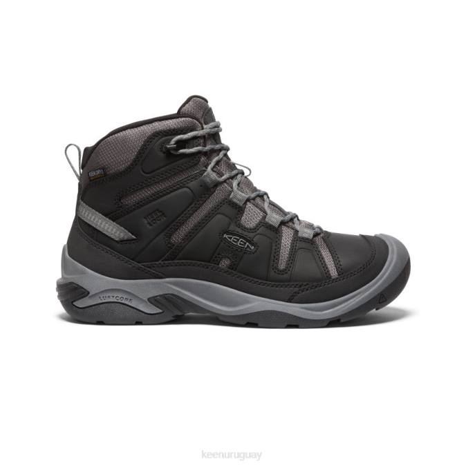 KEEN 8NRX70 calzado negro/gris acero hombres bota impermeable circadia