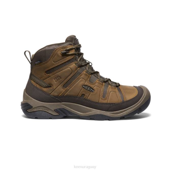 KEEN 8NRX71 calzado bisonte/atigrado hombres bota impermeable circadia