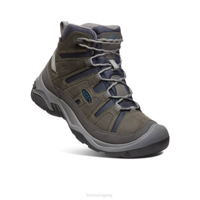 KEEN 8NRX72 calzado gris acero/azul legión hombres bota impermeable circadia
