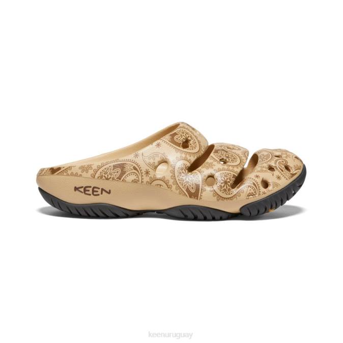 KEEN 8NRX210 calzado café con leche paisley hombres artes yogui