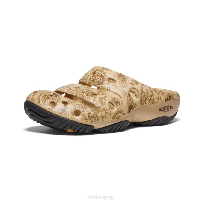 KEEN 8NRX210 calzado café con leche paisley hombres artes yogui