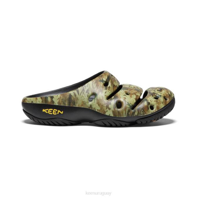 KEEN 8NRX211 calzado camuflaje verde hombres artes yogui