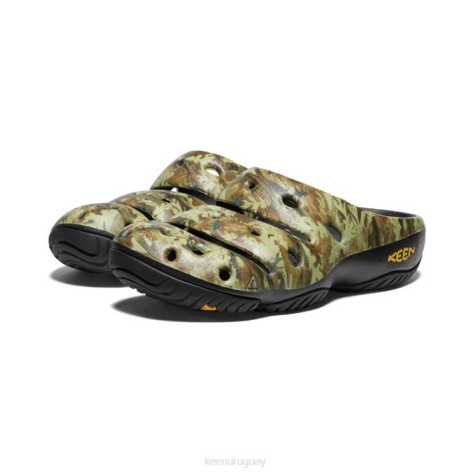 KEEN 8NRX211 calzado camuflaje verde hombres artes yogui