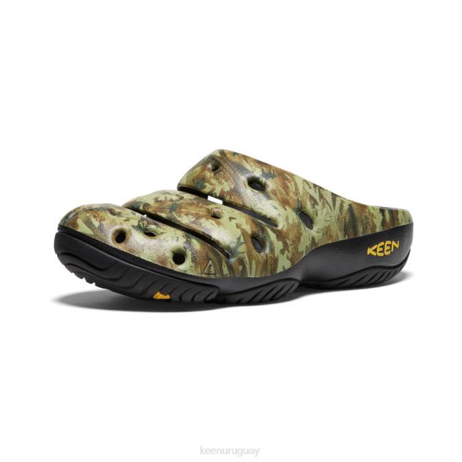 KEEN 8NRX211 calzado camuflaje verde hombres artes yogui