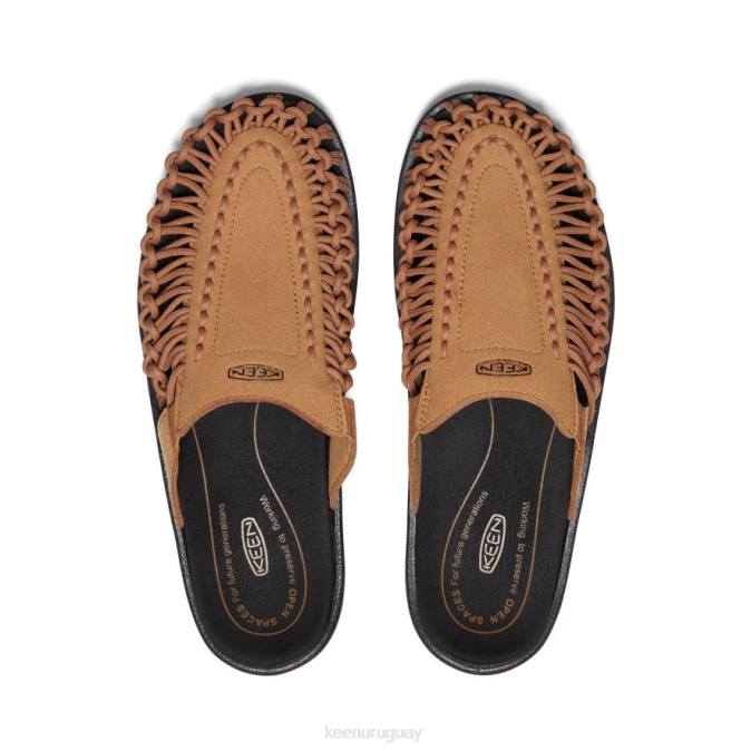 KEEN 8NRX330 calzado especia cathay/negro hombres diapositiva uneek ii