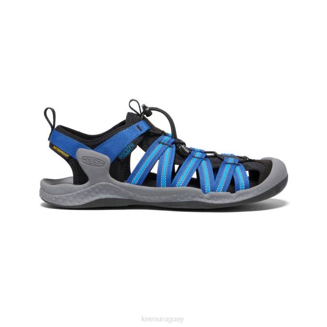 KEEN 8NRX112 calzado gris acero/azul brillante hombres sandalia drift creek h2
