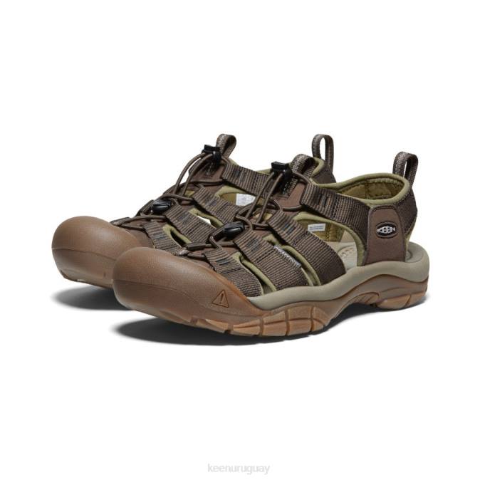 KEEN 8NRX44 calzado verde oliva/cantimplora hombres newport h2