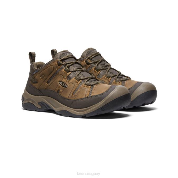 KEEN 8NRX101 calzado shitake/atigrado hombres zapato impermeable circadia