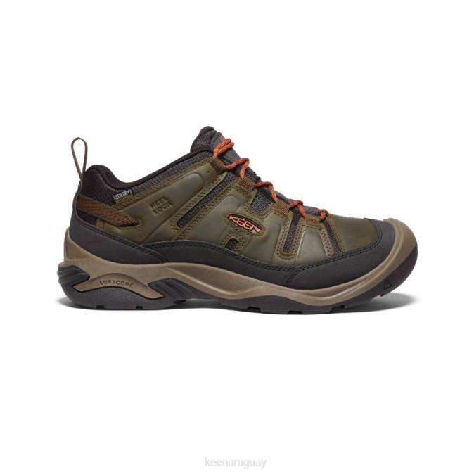 KEEN 8NRX102 calzado oliva negra/arcilla de alfarero hombres zapato impermeable circadia